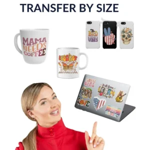 UV DTF Stickers by Size